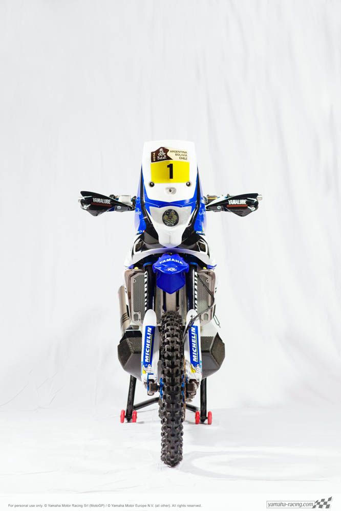 Fotos Cyril Despres con su Yamaha Dakar 2014