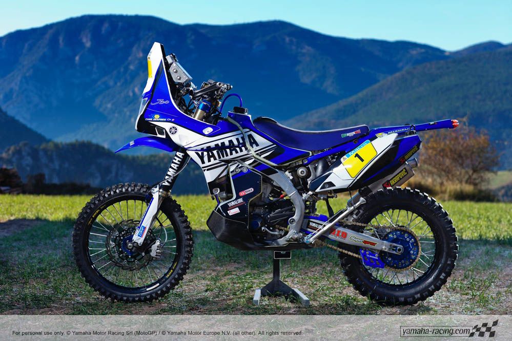 Fotos Cyril Despres con su Yamaha Dakar 2014