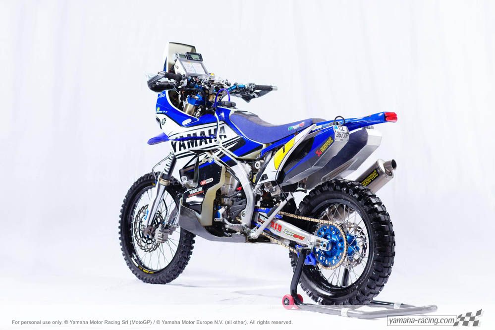 Fotos Cyril Despres con su Yamaha Dakar 2014