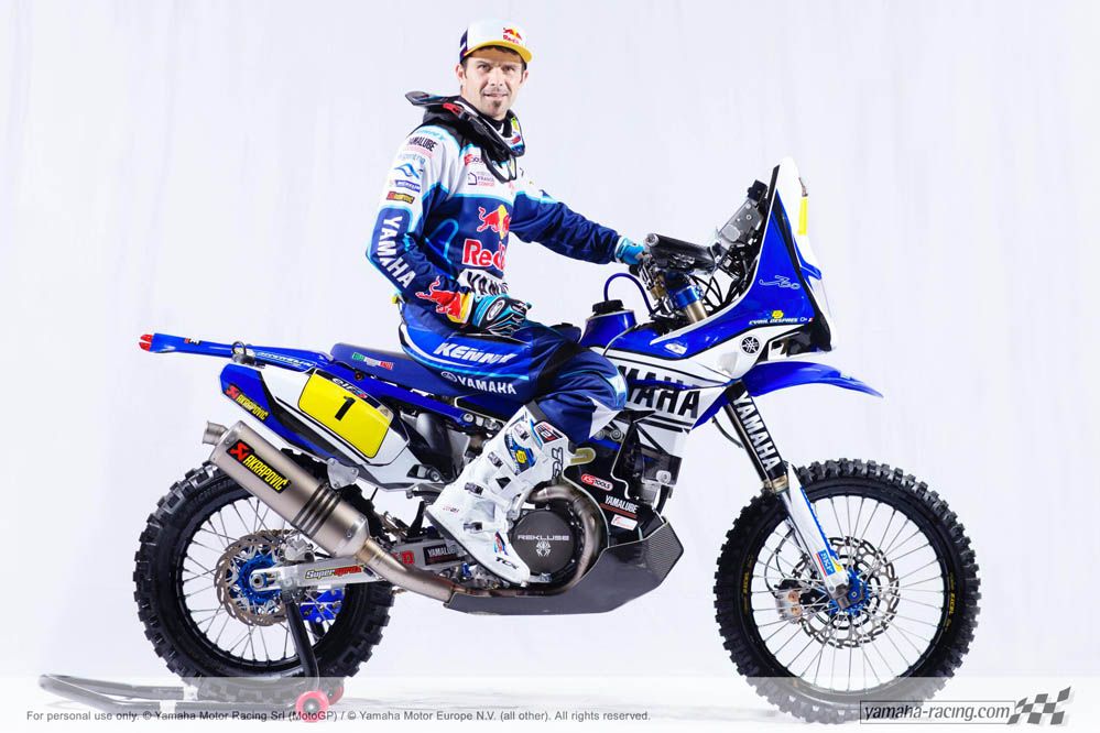 Fotos Cyril Despres con su Yamaha Dakar 2014