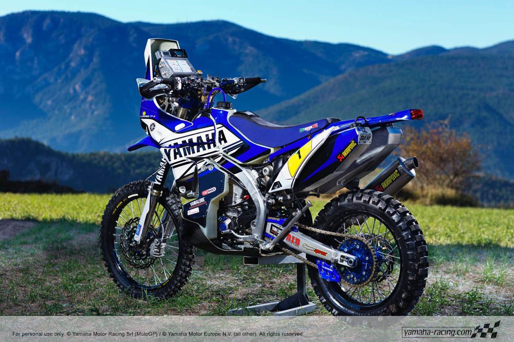 Fotos Cyril Despres con su Yamaha Dakar 2014