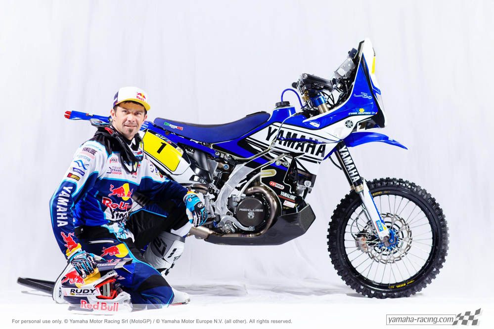 Fotos Cyril Despres con su Yamaha Dakar 2014