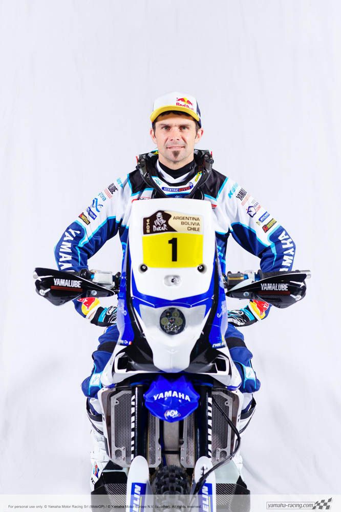 Fotos Cyril Despres con su Yamaha Dakar 2014