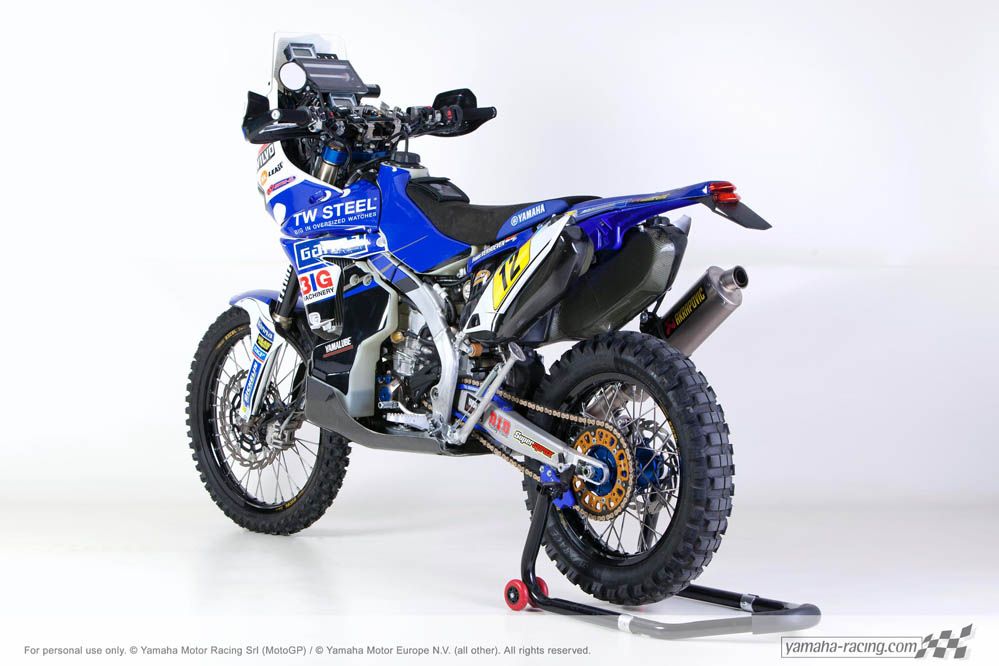 Fotos Cyril Despres con su Yamaha Dakar 2014