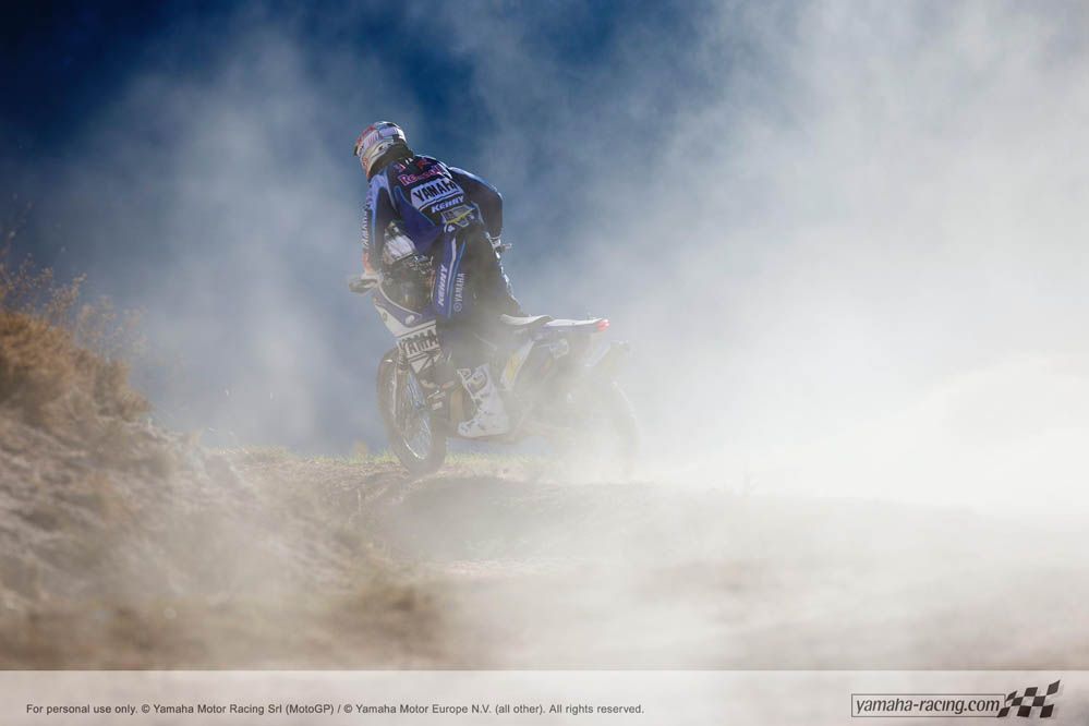 Fotos Cyril Despres con su Yamaha Dakar 2014