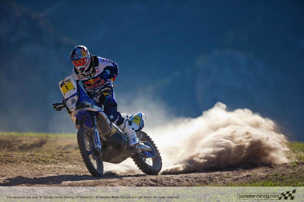 Fotos Cyril Despres con su Yamaha Dakar 2014