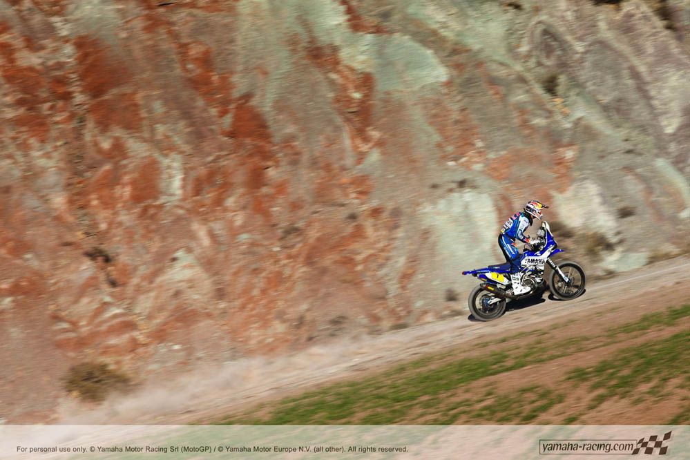 Fotos Cyril Despres con su Yamaha Dakar 2014