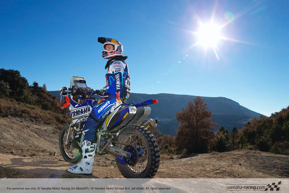 Fotos Cyril Despres con su Yamaha Dakar 2014