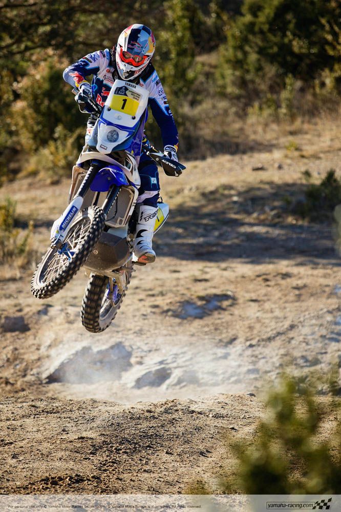 Fotos Cyril Despres con su Yamaha Dakar 2014