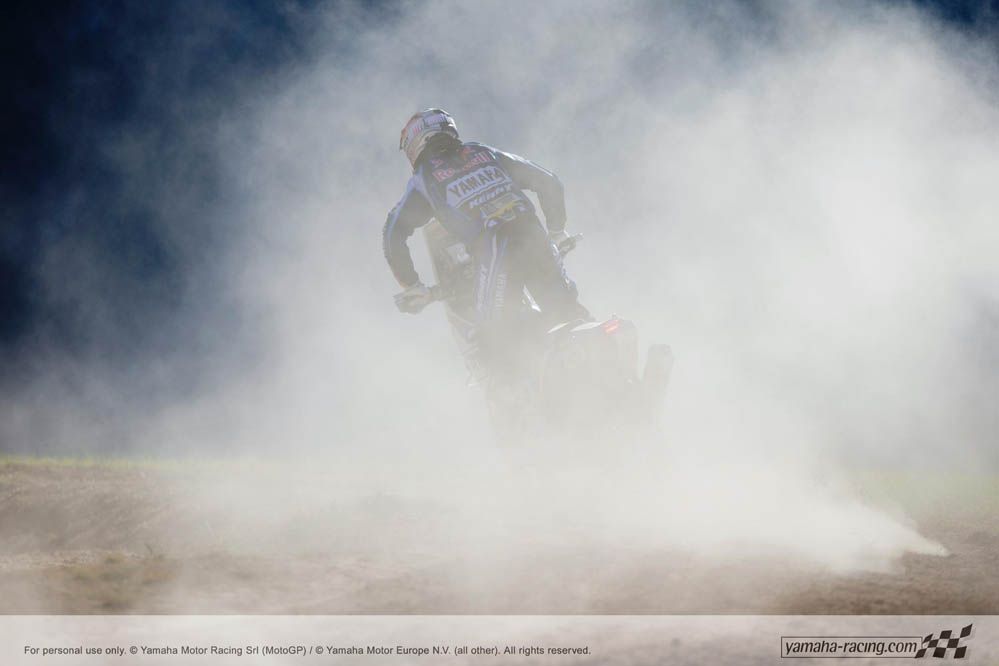 Fotos Cyril Despres con su Yamaha Dakar 2014
