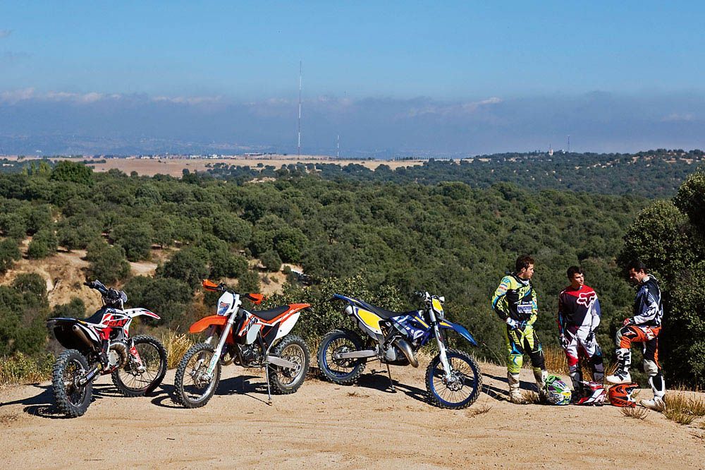 Comparativa Enduro 125: Gas Gas, Husaberg y KTM. Fotos