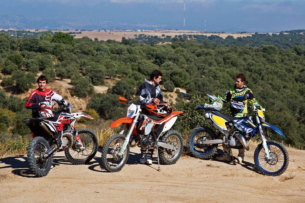 Comparativa Enduro 125: Gas Gas, Husaberg y KTM. Fotos
