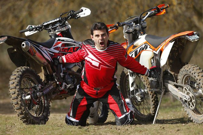 Fotos comparativa enduro: KTM 450 EXC VS Gas Gas EC 450 F Racing