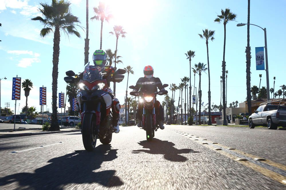 Con Cal Crutchlow en California