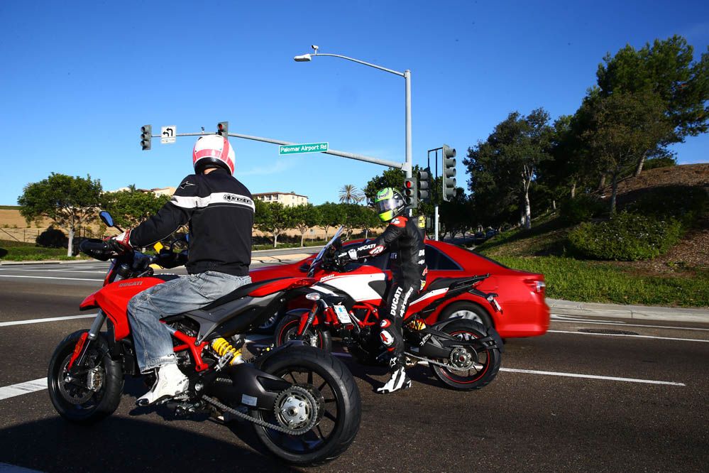Con Cal Crutchlow en California