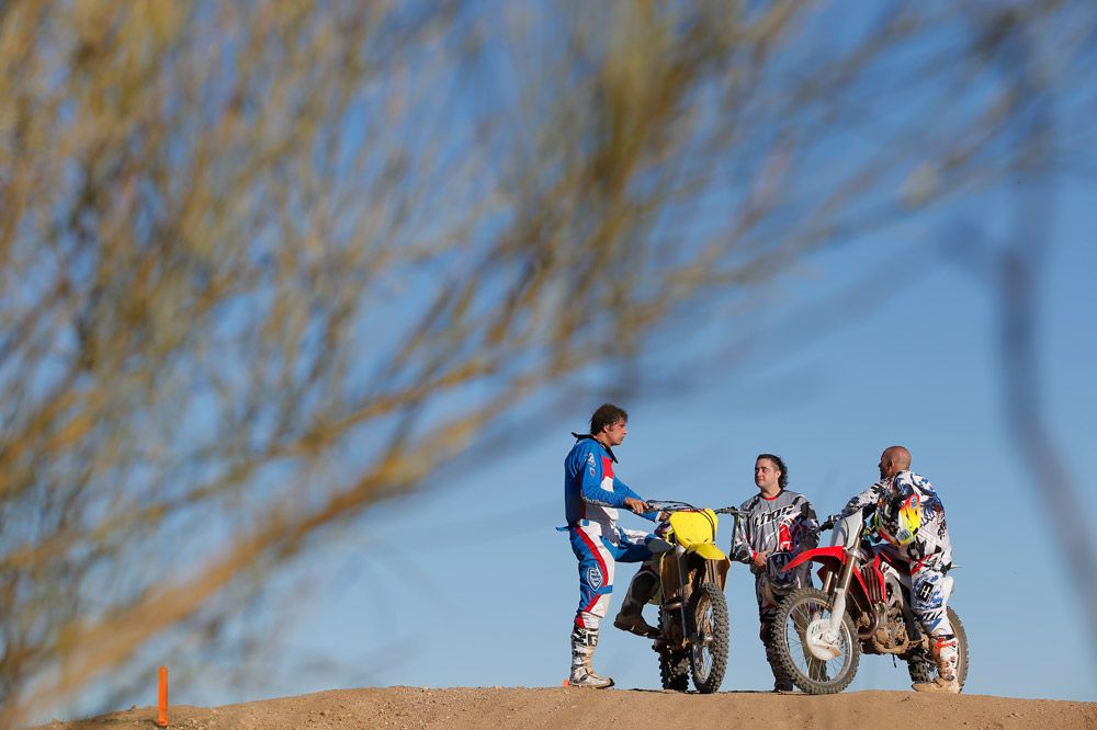 Galería de fotos de la comparativa motocross 450 2014 Honda y Suzuki
