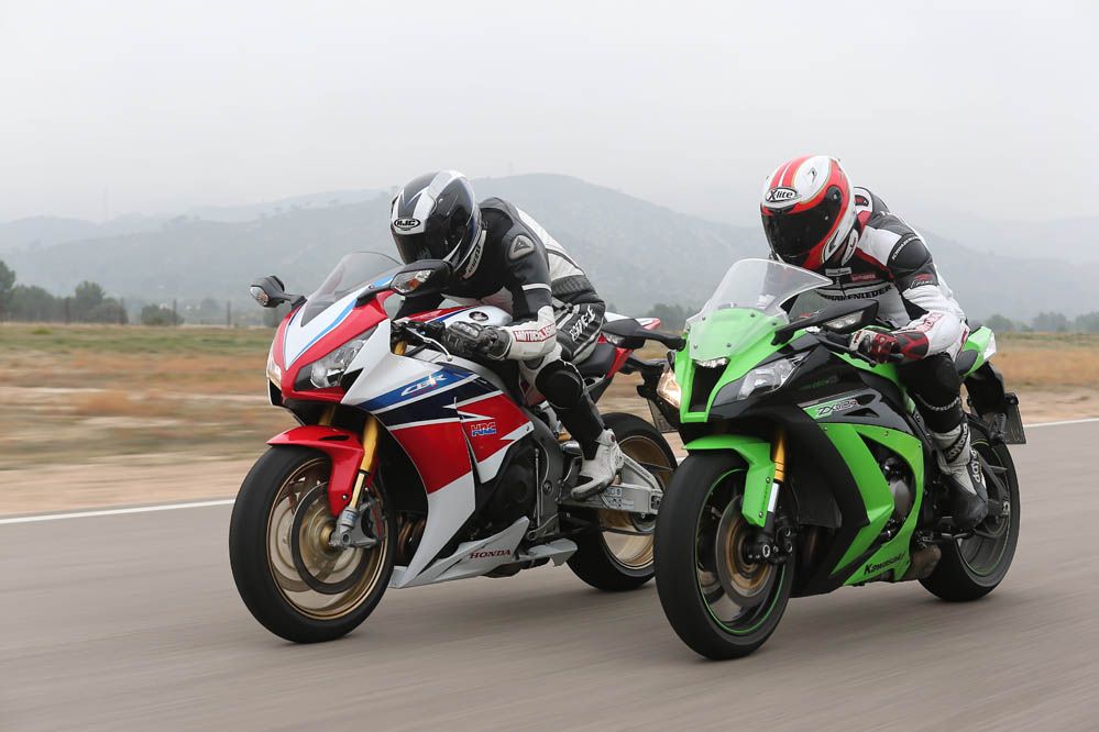 Comparativa Honda CBR1000RR SP y Kawasaki ZX-10R. Fotos