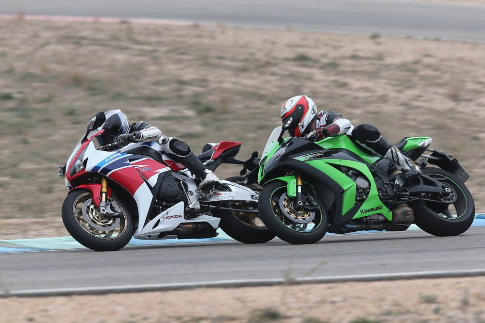 Comparativa Honda CBR1000RR SP y Kawasaki ZX-10R. Fotos