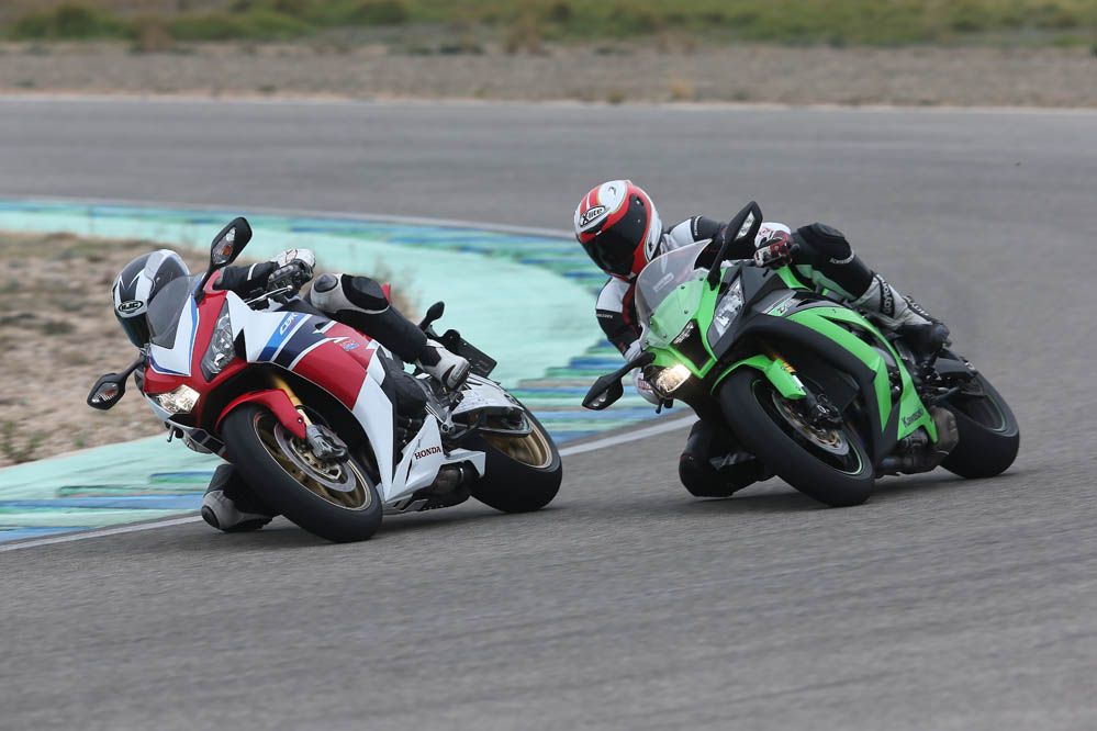 Comparativa Honda CBR1000RR SP y Kawasaki ZX-10R. Fotos