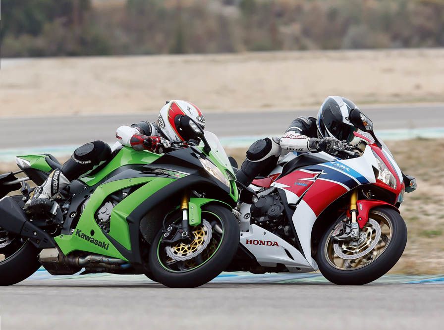 Comparativa Honda CBR1000RR SP y Kawasaki ZX-10R. Fotos