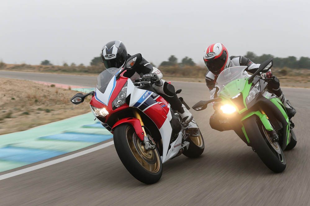 Comparativa Honda CBR1000RR SP y Kawasaki ZX-10R. Fotos