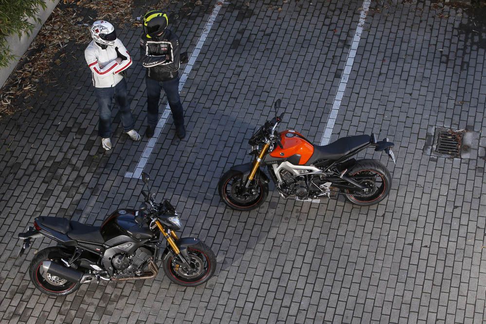 Yamaha FZ8 - Yamaha MT-09. Fotos.