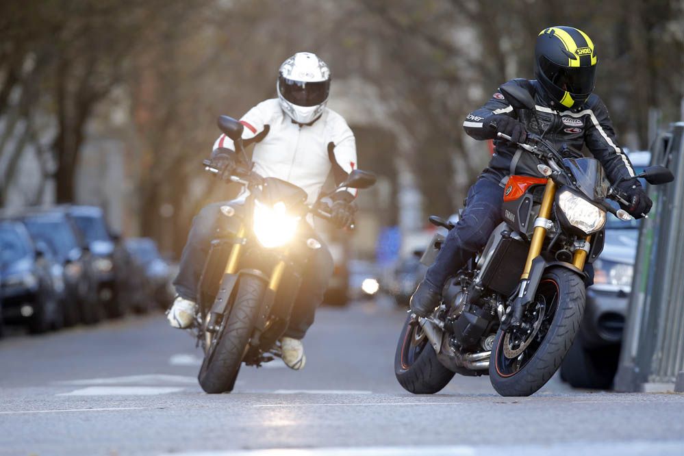 Yamaha FZ8 - Yamaha MT-09. Fotos.