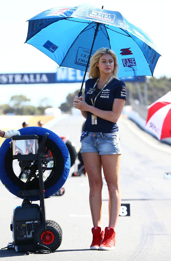 Las chicas de las SBK en Phillip Island
