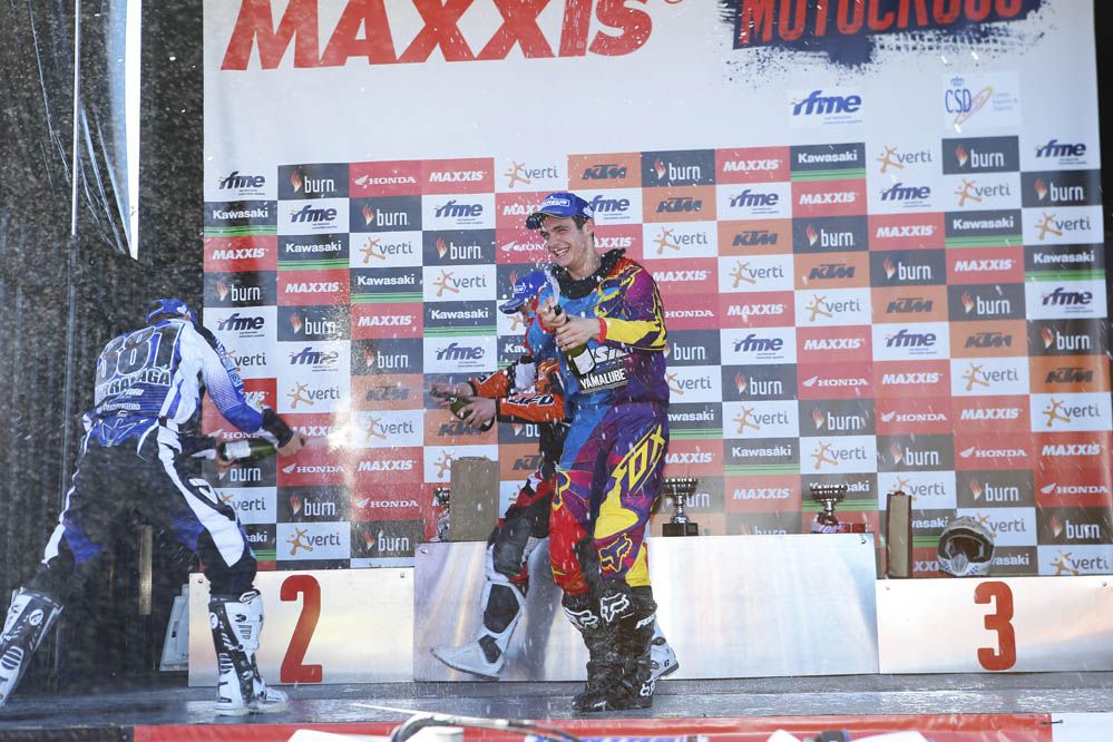 Butrón gana la prueba inaugural del Nacional de Motocross en Albaida