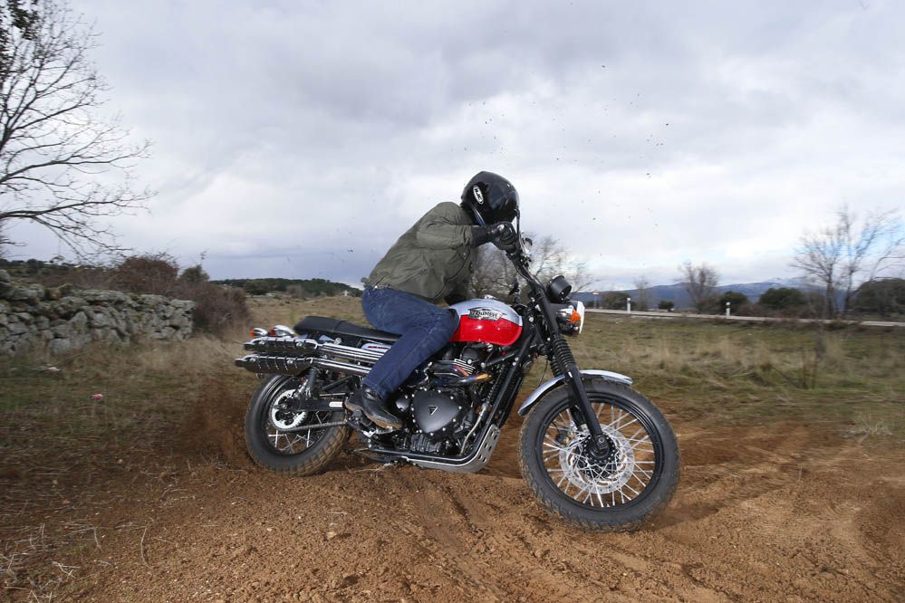 Fotos prueba de la Triumph Scrambler 900