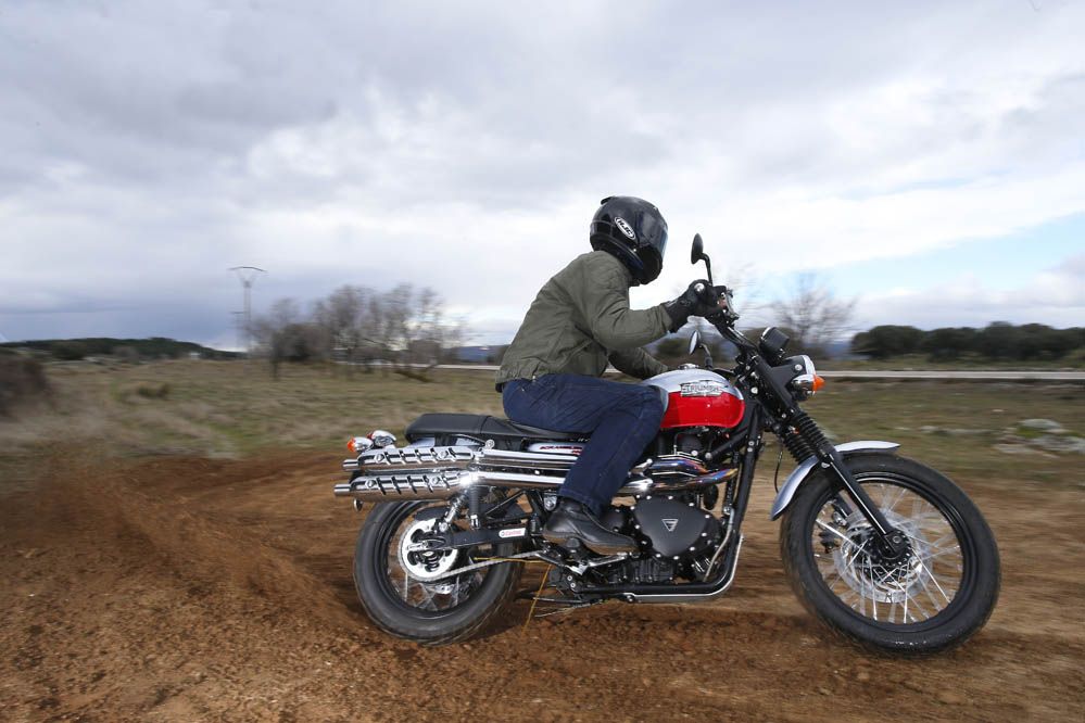 Fotos prueba de la Triumph Scrambler 900