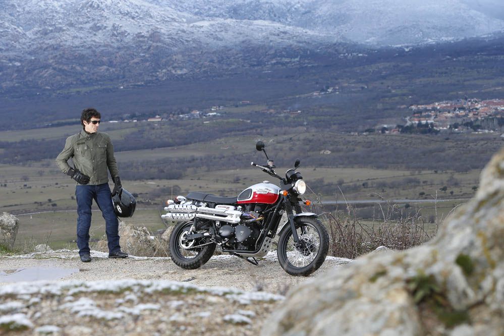 Fotos prueba de la Triumph Scrambler 900