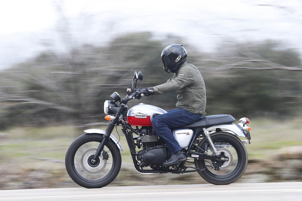Fotos prueba de la Triumph Scrambler 900