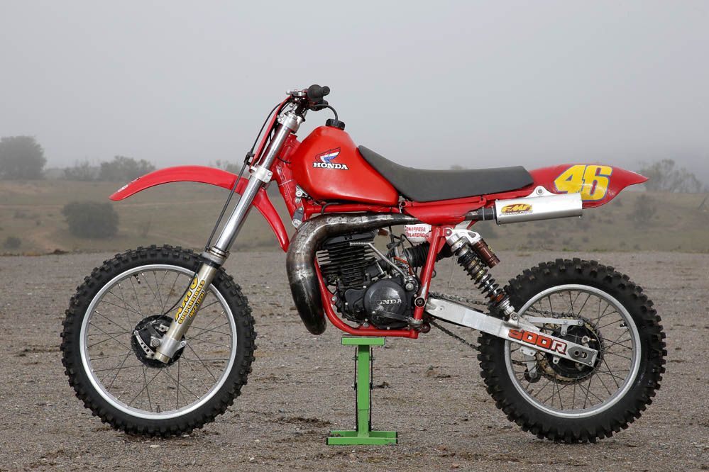Fotos de la prueba de la Honda CR 500 1984