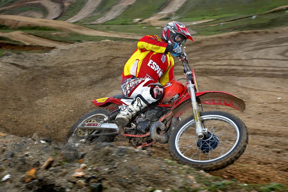 Fotos de la prueba de la Honda CR 500 1984