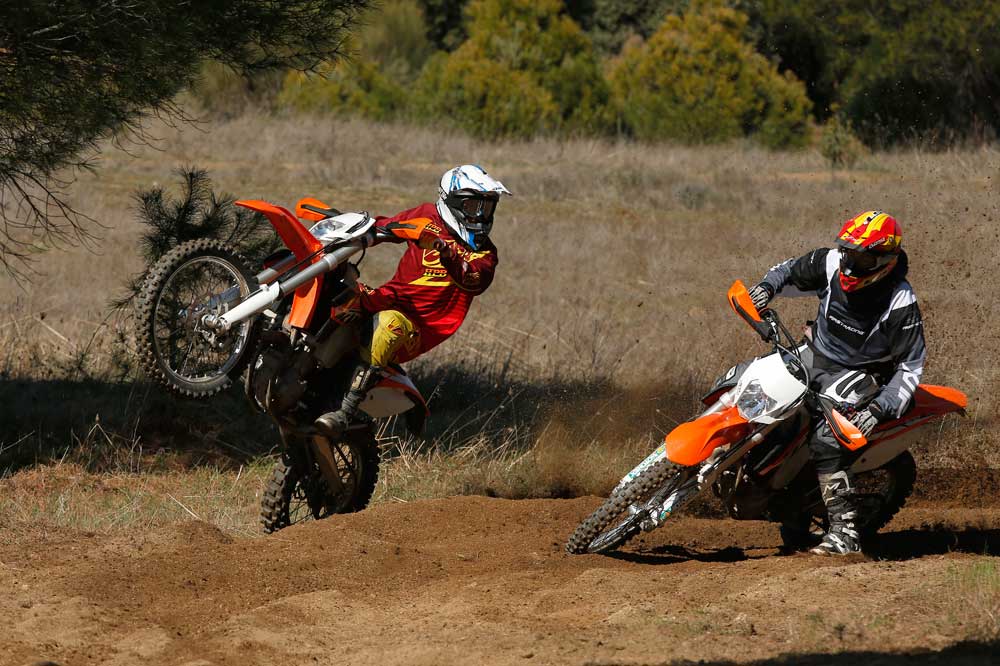 Comparativa enduro KTM 450 vs 500 EXC