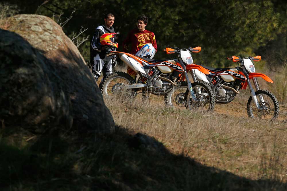 Comparativa enduro KTM 450 vs 500 EXC