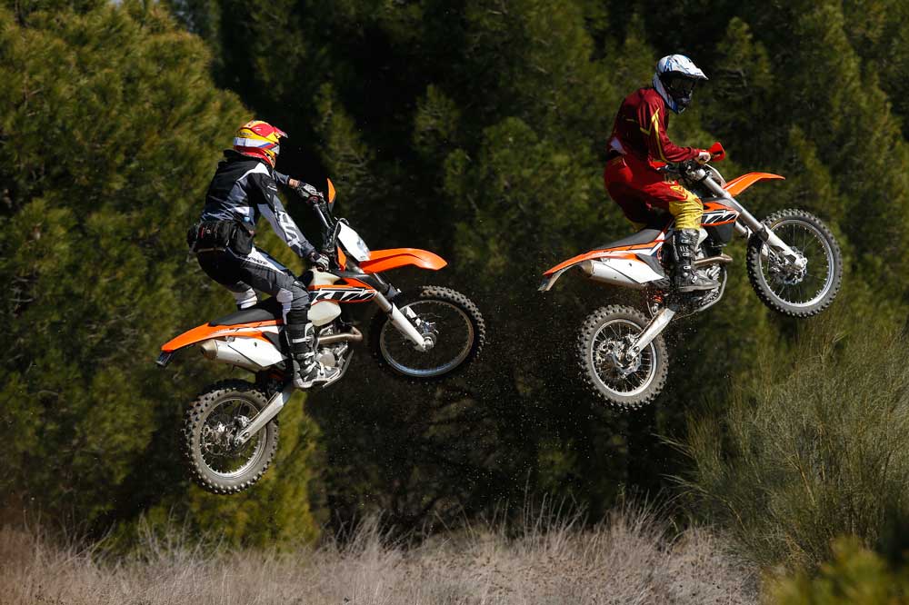 Comparativa enduro KTM 450 vs 500 EXC