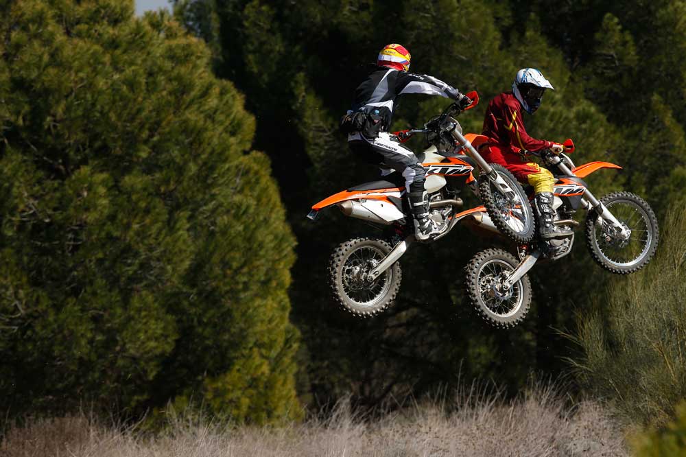 Comparativa enduro KTM 450 vs 500 EXC