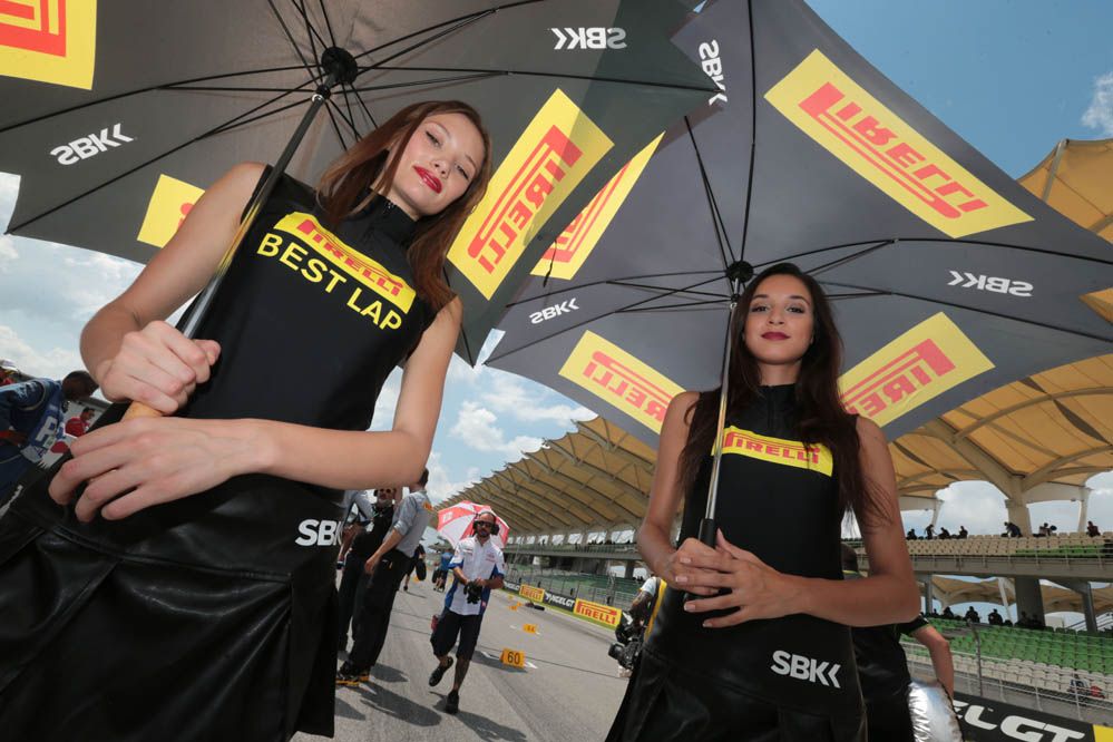 Las chicas del Mundial de SBK en Sepang. Fotos