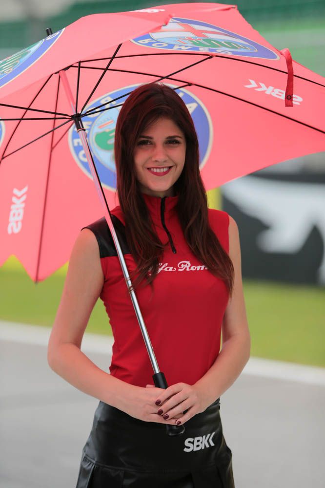 Las chicas del Mundial de SBK en Sepang. Fotos