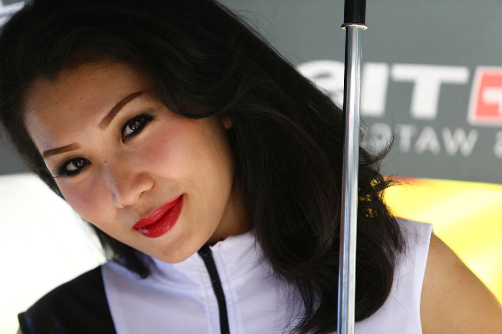 Las chicas del Mundial de SBK en Sepang. Fotos