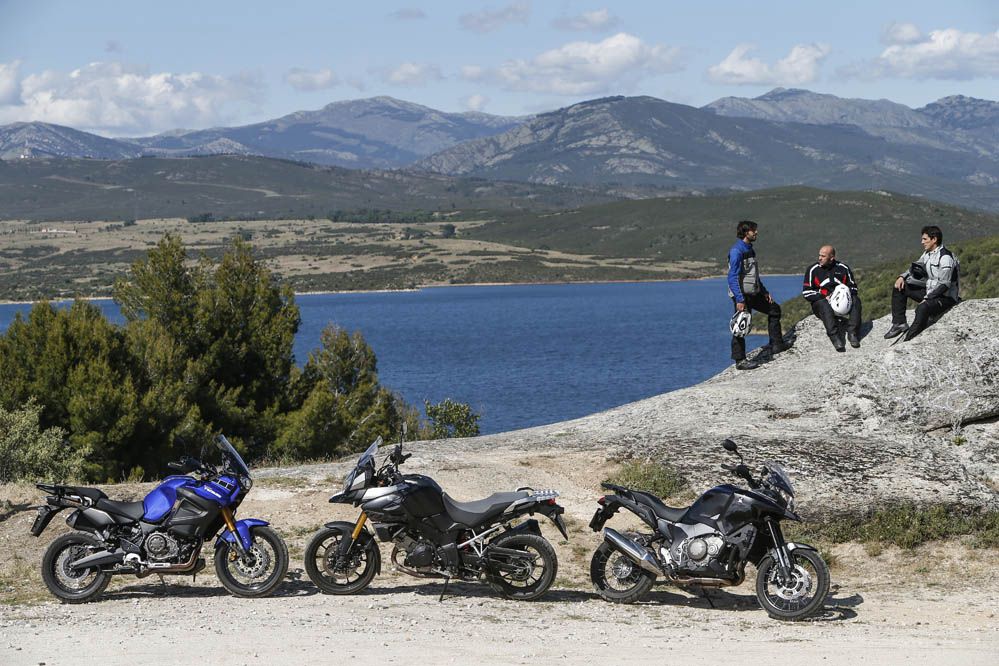Comparativa maxitrail japonesa: Honda, Suzuki  y Yamaha. Fotos