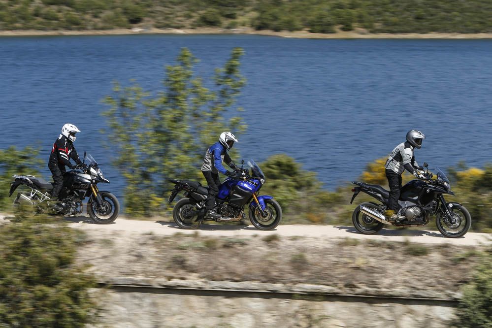 Comparativa maxitrail japonesa: Honda, Suzuki  y Yamaha. Fotos