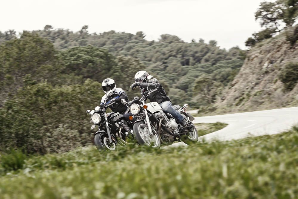 Comparativa retro: BMW, Honda, Moto Guzzi y Yamaha. Fotos