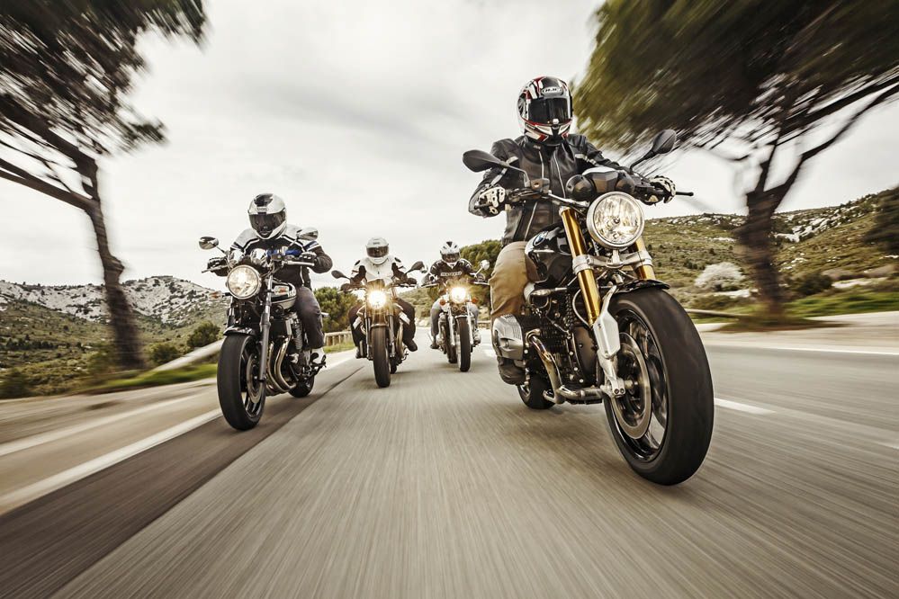 Comparativa retro: BMW, Honda, Moto Guzzi y Yamaha. Fotos