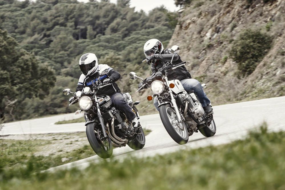 Comparativa retro: BMW, Honda, Moto Guzzi y Yamaha. Fotos