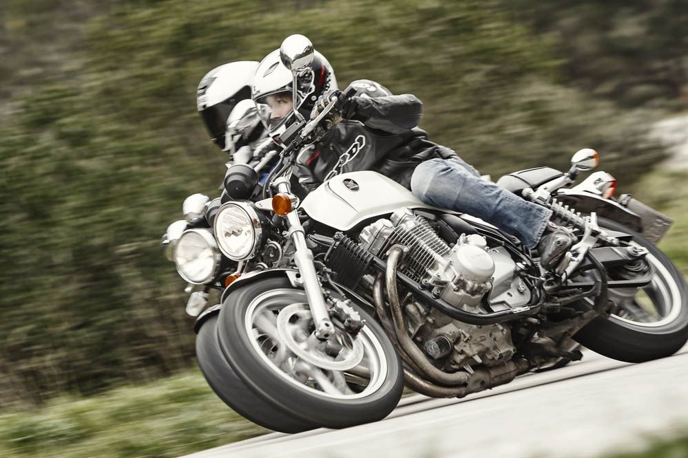 Comparativa retro: BMW, Honda, Moto Guzzi y Yamaha. Fotos