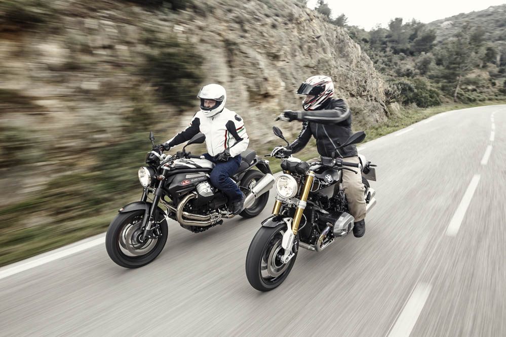 Comparativa retro: BMW, Honda, Moto Guzzi y Yamaha. Fotos