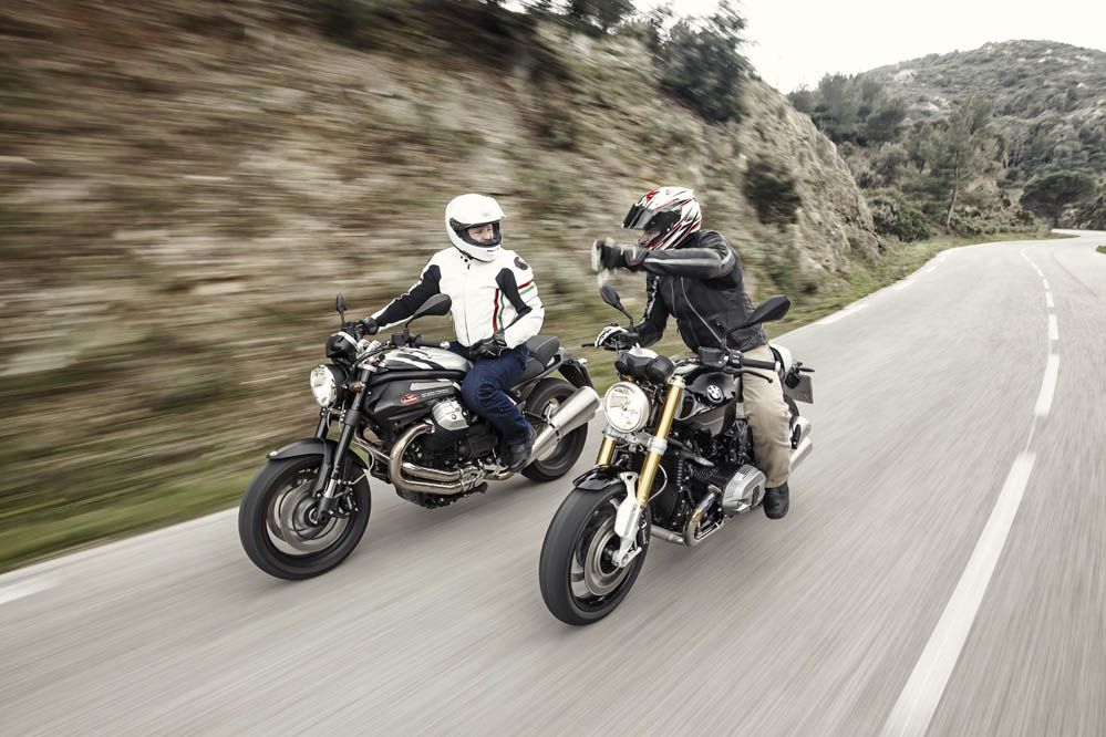 Comparativa retro: BMW, Honda, Moto Guzzi y Yamaha. Fotos